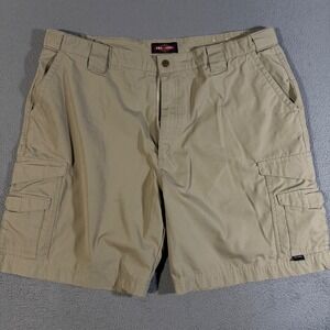 TRU-SPEC Mens Khaki Cargo Shorts Size 44x9 Tactical Outdoor Work Utility Pockets